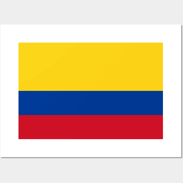 Flag of Colombia Wall Art by COUNTRY FLAGS